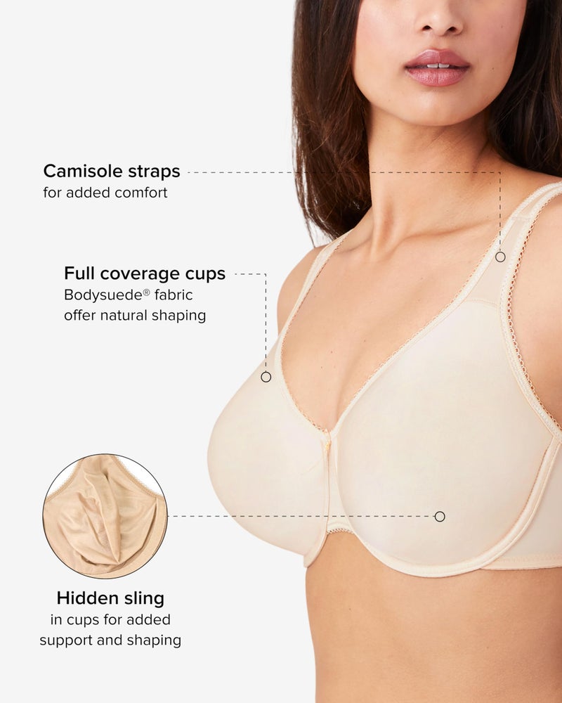 Wacoal Women's Basic Beauty Unlined Underwire Full Coverage Bra, 855192 - Image 2